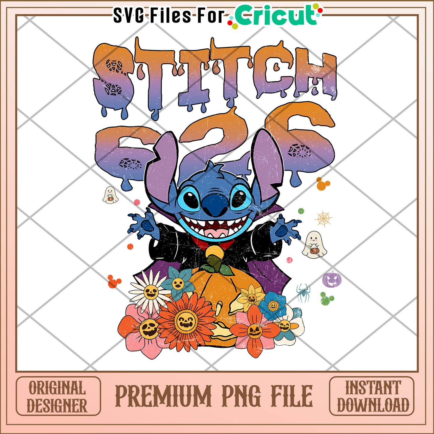 Stitch 626 halloween png, halloween costumes png, spooky season png