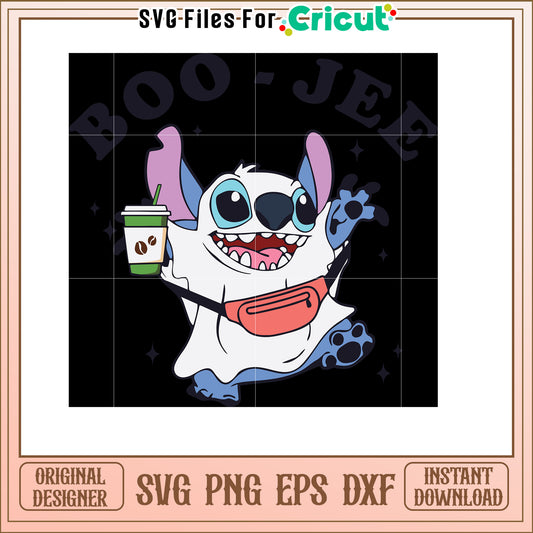 Stitch Boo Jee SVG Costume