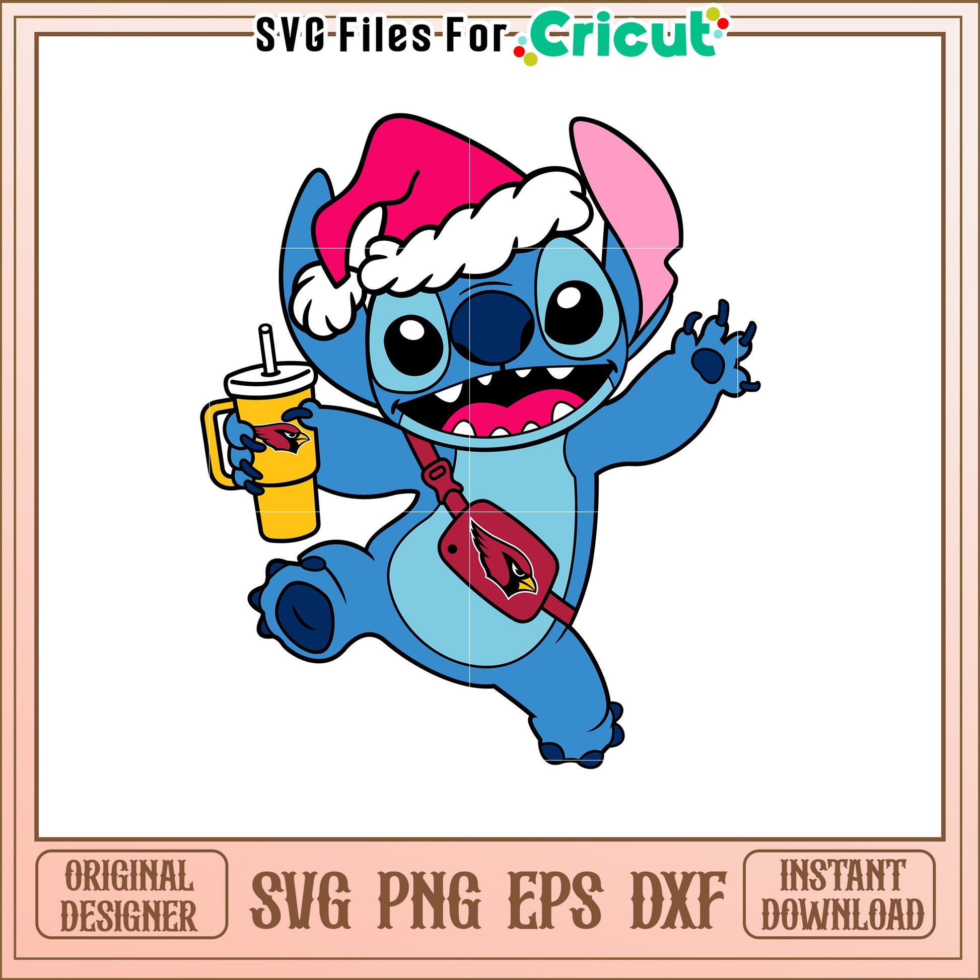 Stitch Christmas SVG Design