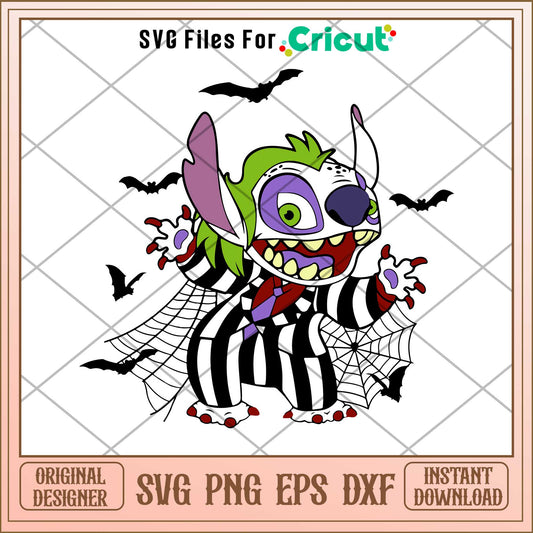 Stitch Clown  halloween svg, Horror characters svg, digital download