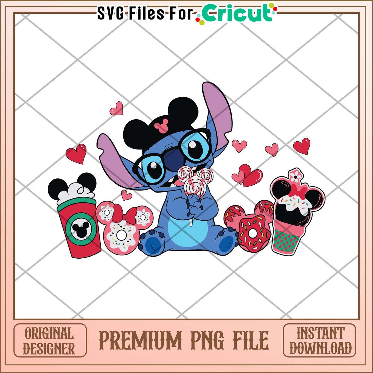 Stitch Disney PNG Sublimation Design
