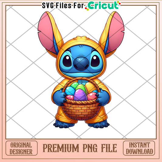 Stitch Easter PNG Cricut Design