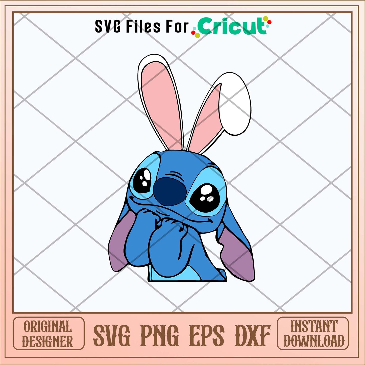 Stitch Easter Svg, Stich Svg-Svgfilesforcricut