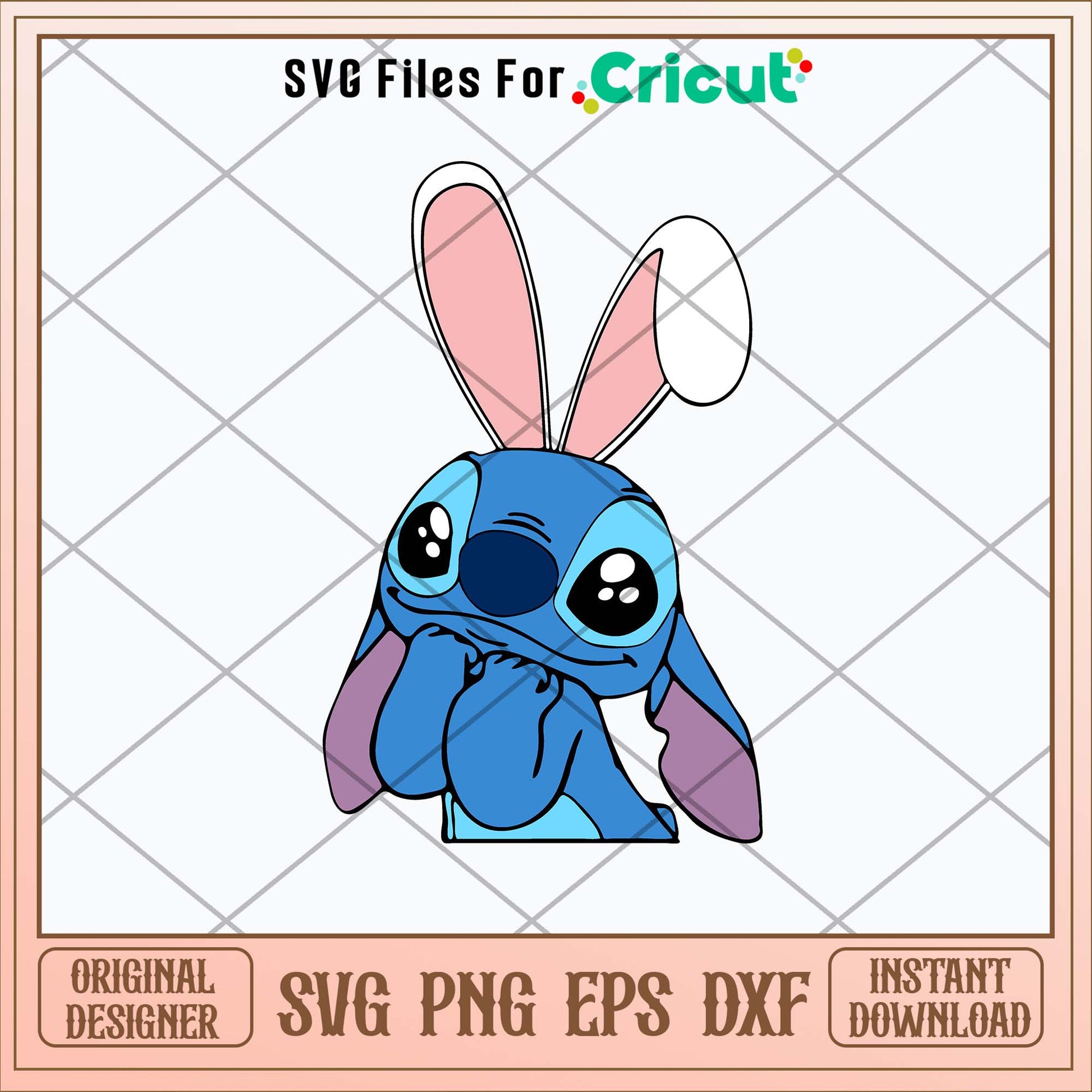 Stitch Easter Svg, Stich Svg-Svgfilesforcricut