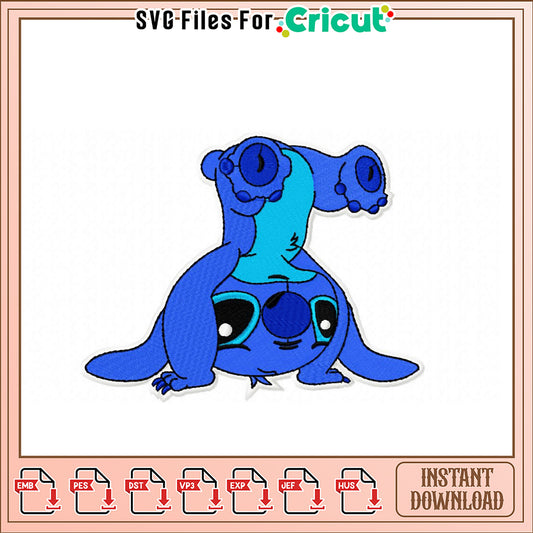 Stitch Embroidery Design Instant Download