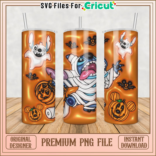 Stitch Halloween PNG Sublimation Design