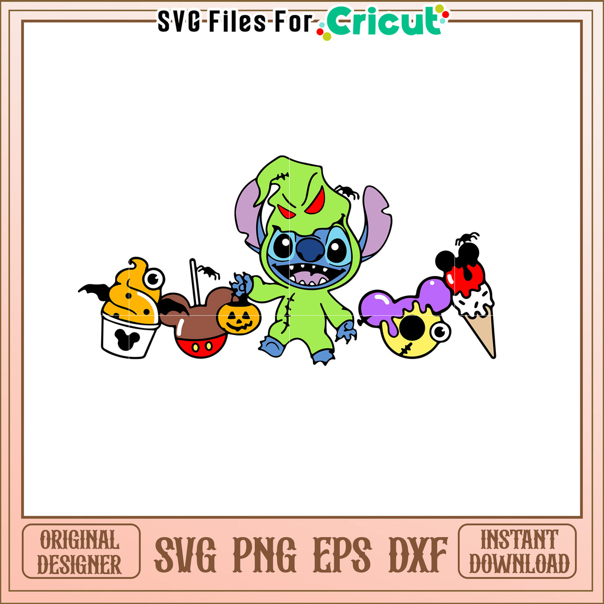 Stitch Halloween SVG Treat Design – svg files for cricut