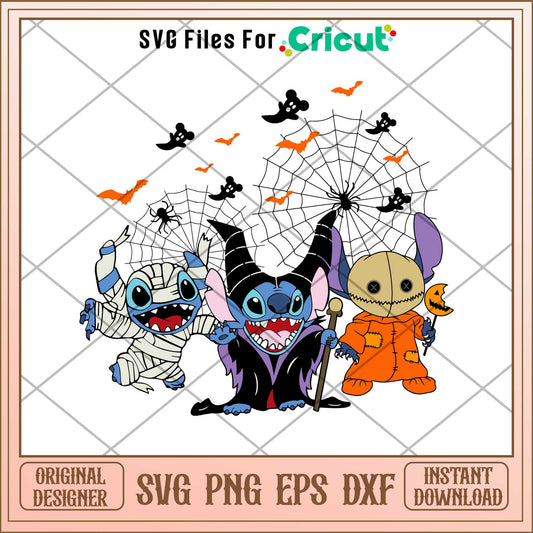 Stitch Halloween Svg, Halloween Costume svg, Disney characters svg, Digital Download