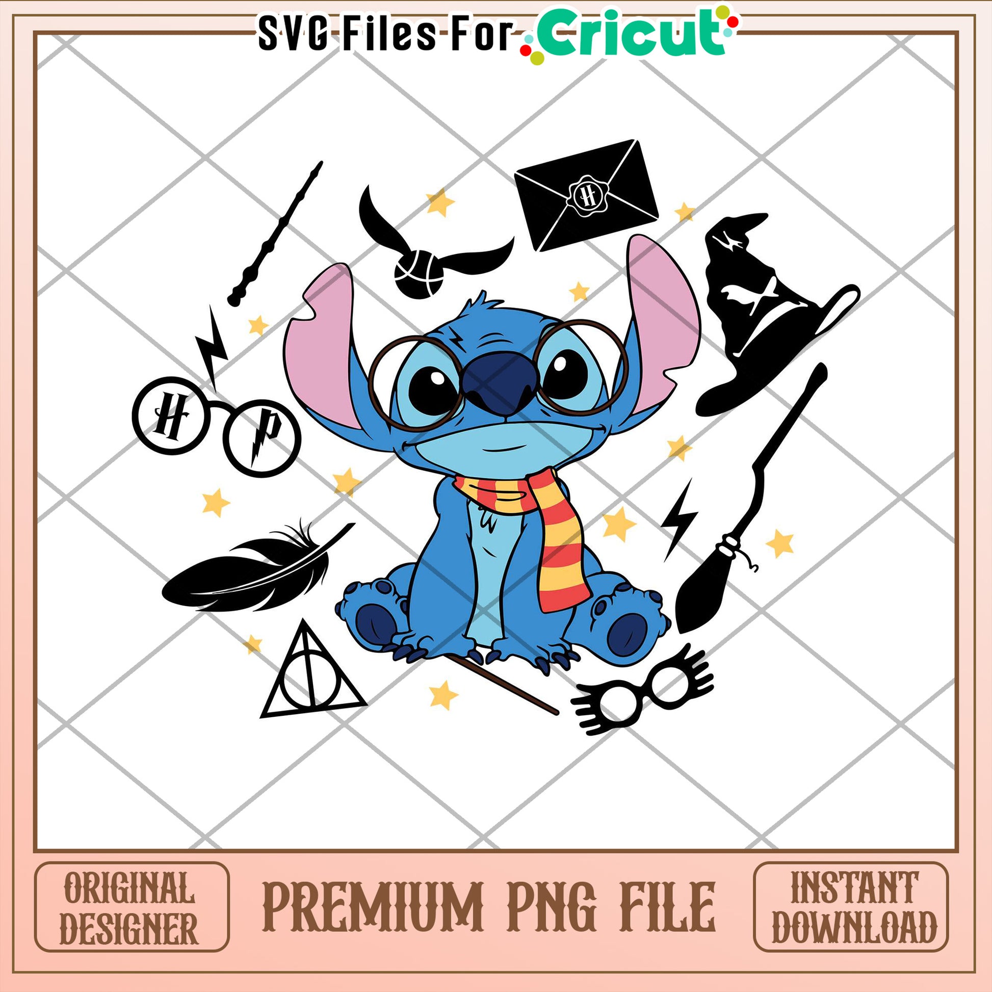 Stitch Harry Potter PNG Download