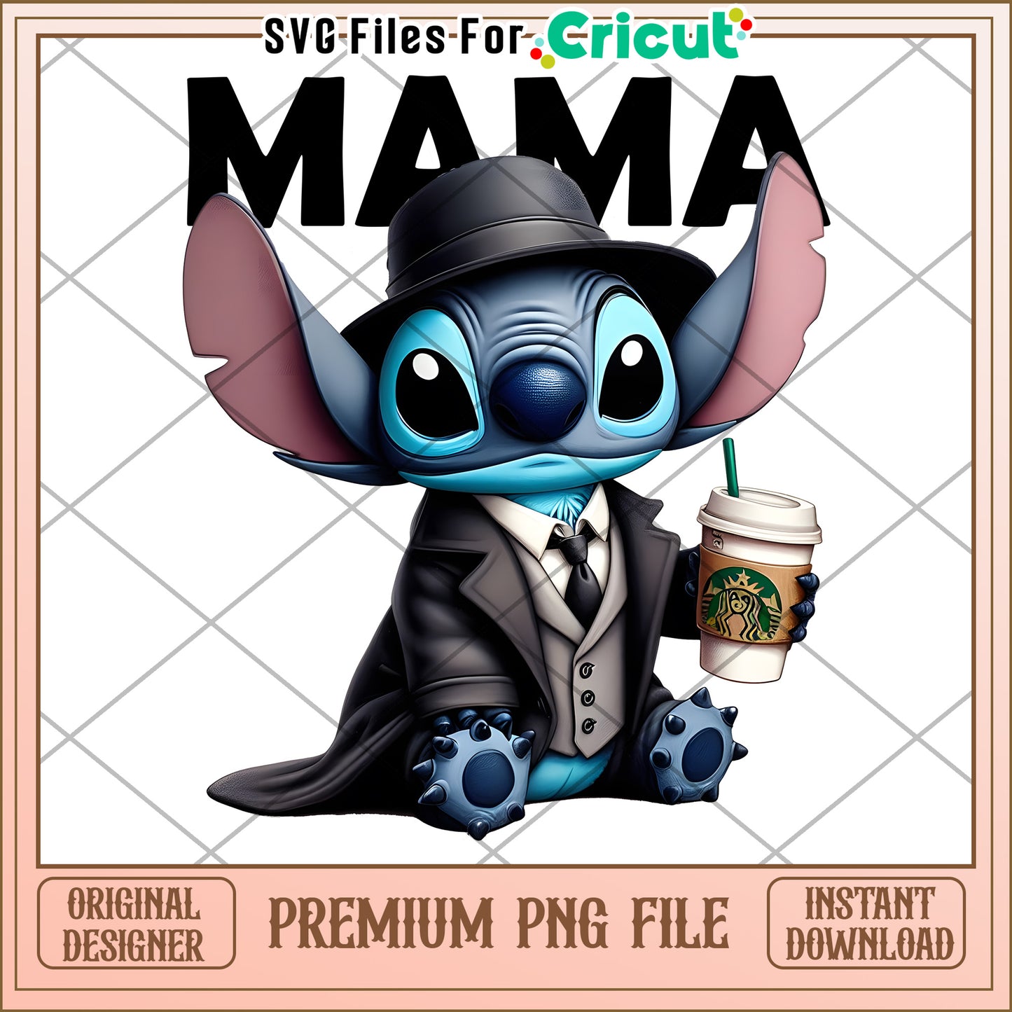 Stitch Mama PNG Sublimation Design