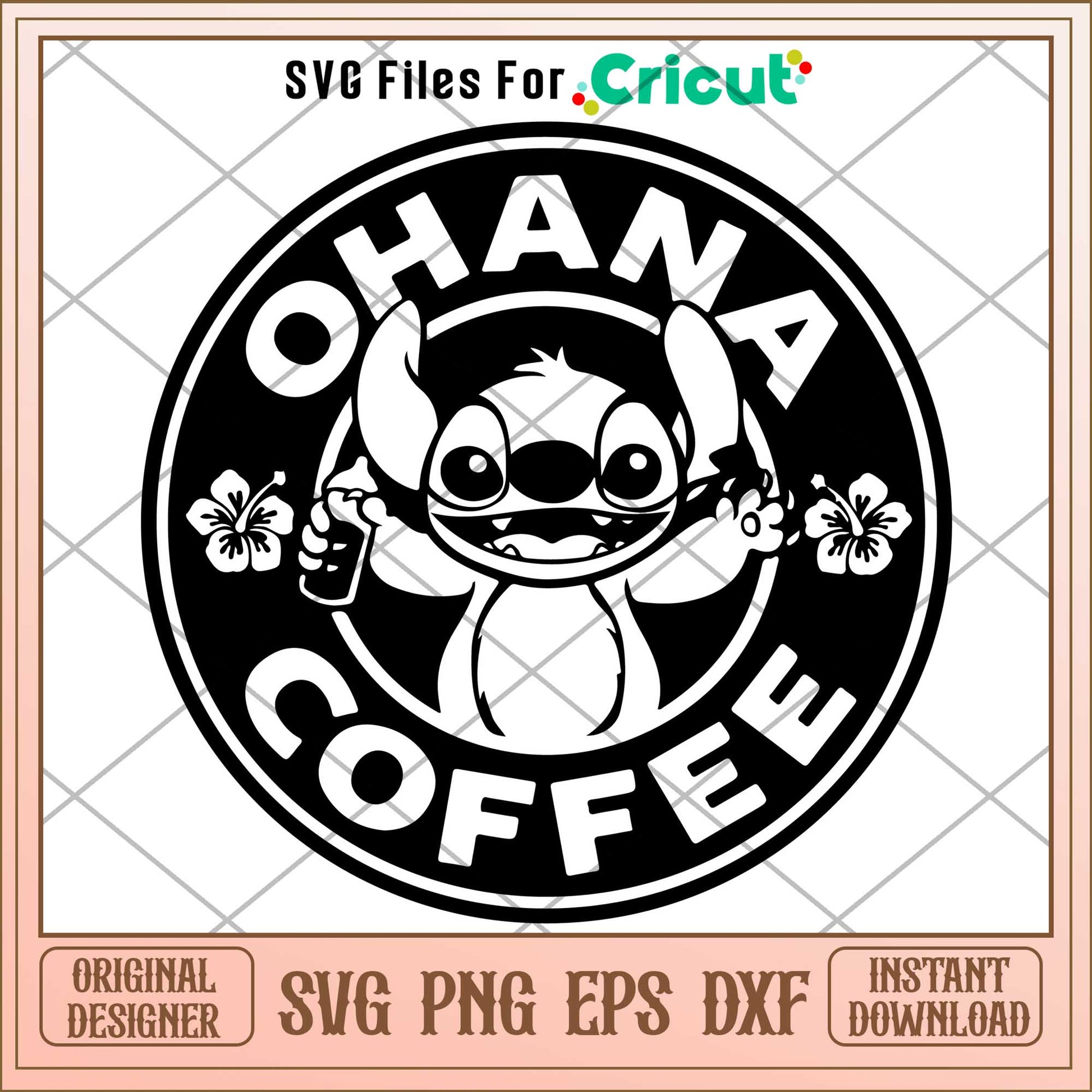 Stitch No Coffee No Workee Svg,  Disney characters svg, digital dowload