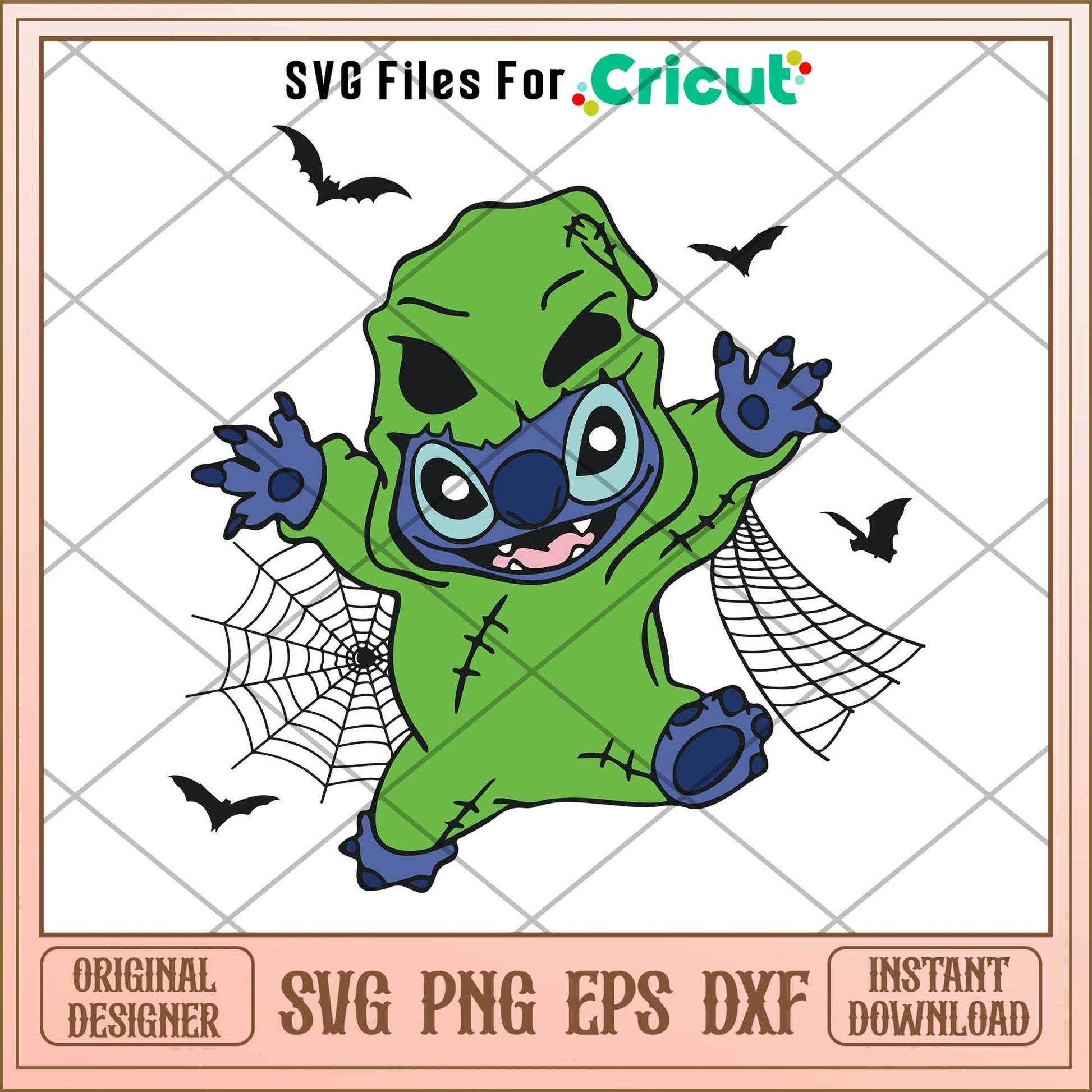 Stitch Oogie Boogie Sally svg, Disney characters svg, Digital Download 