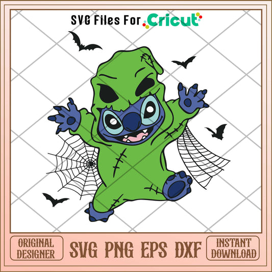Stitch Oogie Boogie Sally svg, Disney characters svg, Digital Download 