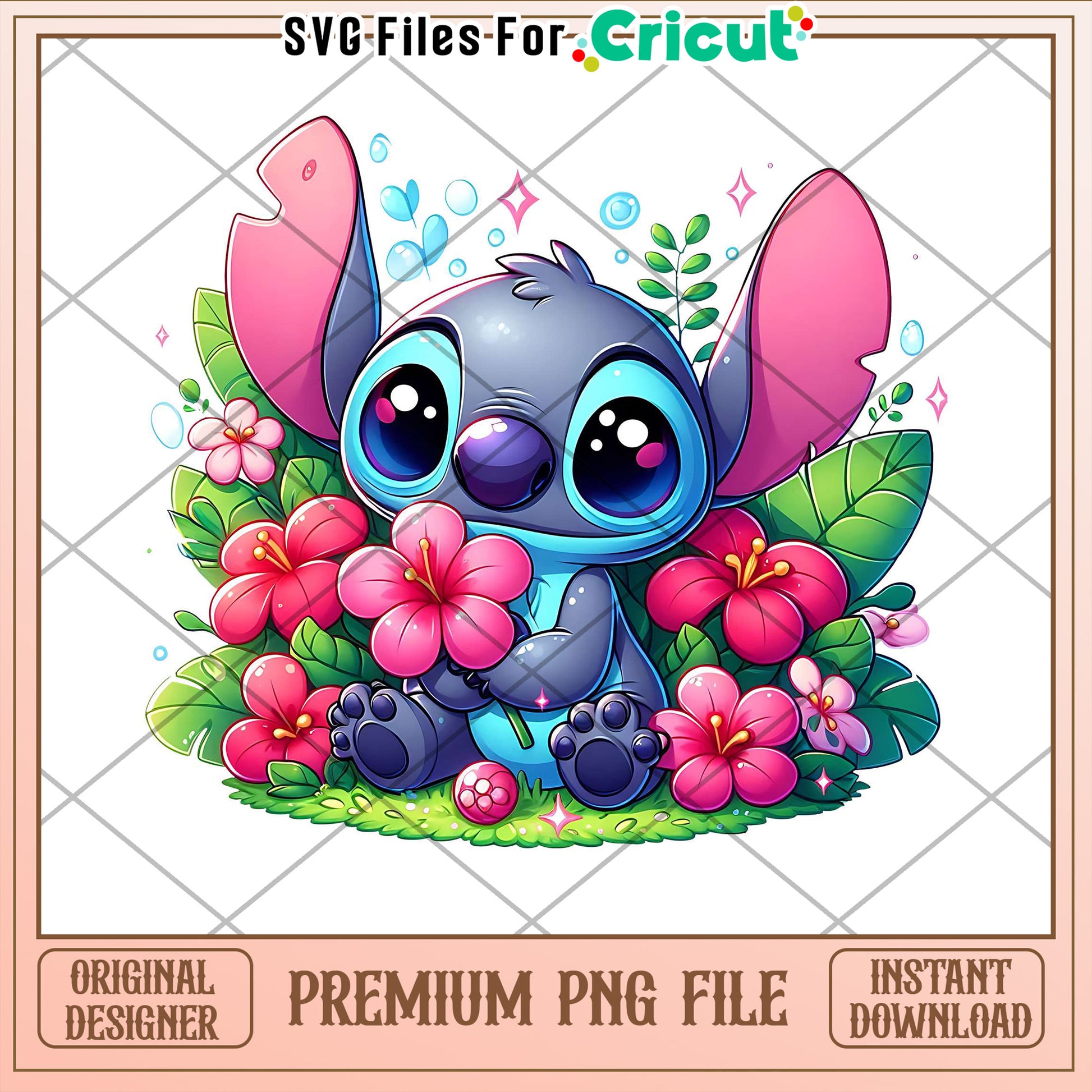 Stitch PNG Sublimation Design