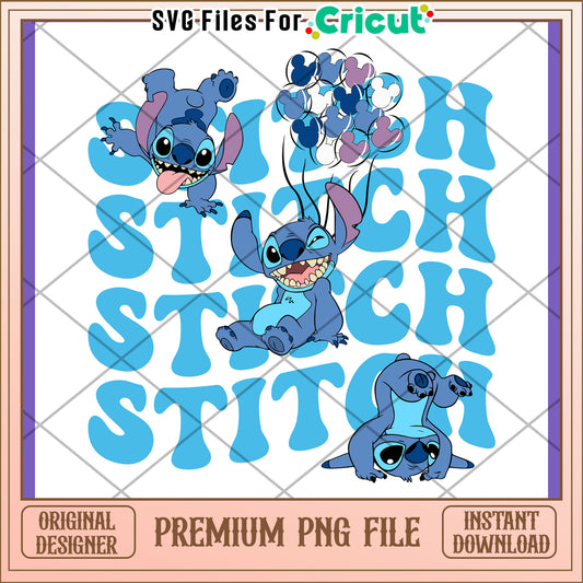Stitch PNG Sublimation Design