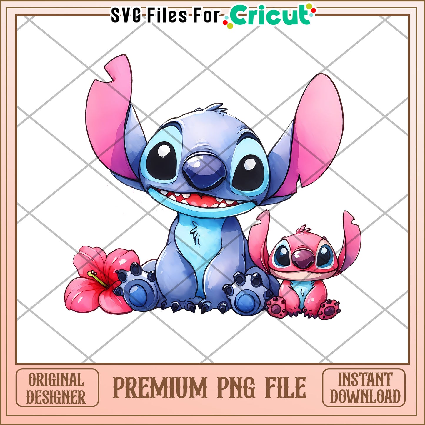 Stitch PNG Sublimation Design