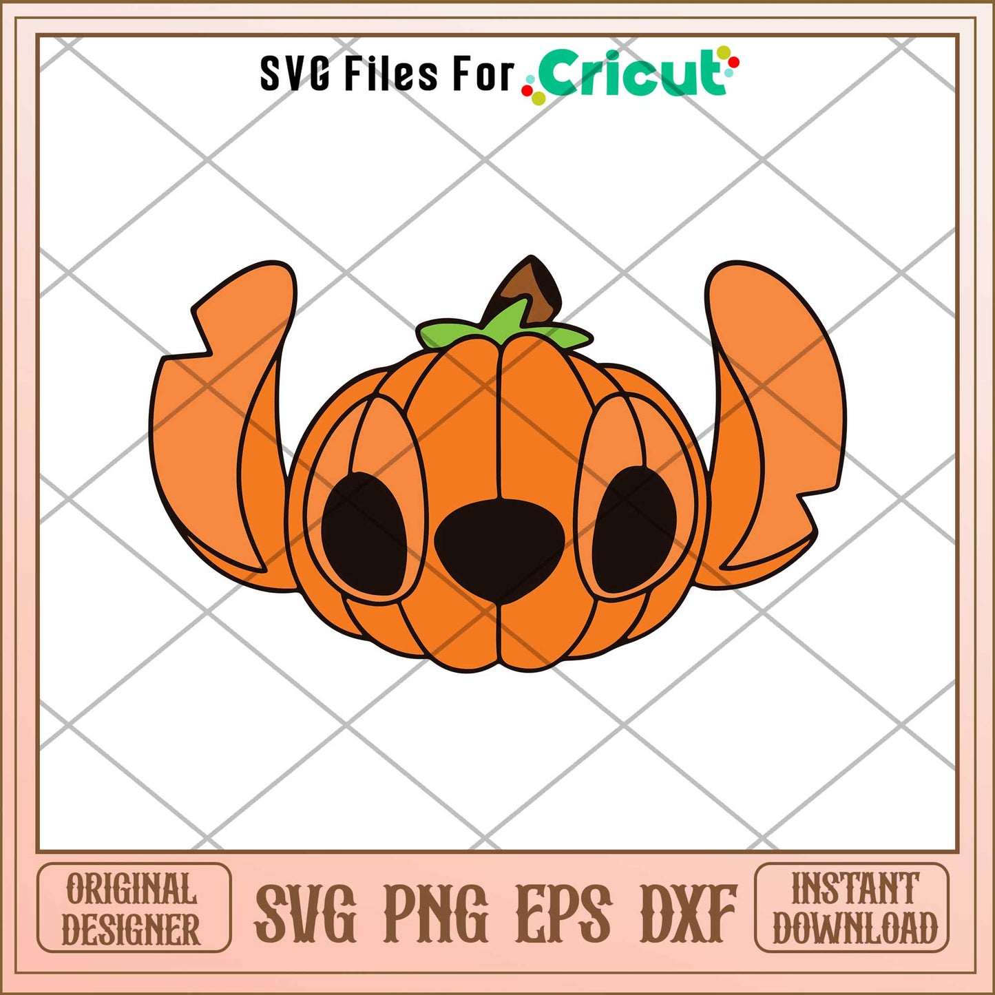 Stitch Pumpkin Head svg, Disney characters svg, Digital Download