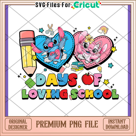 Stitch School Days PNG Design