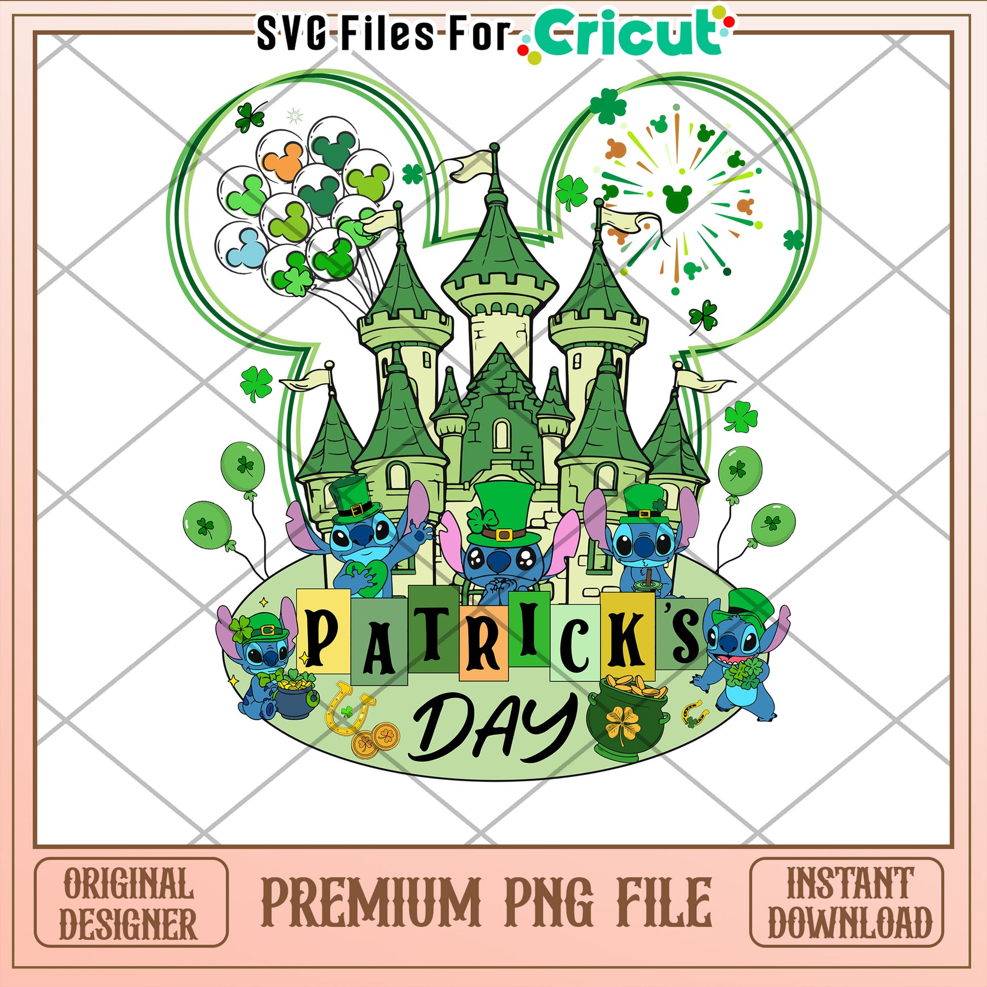 Stitch St Patricks Day PNG Download