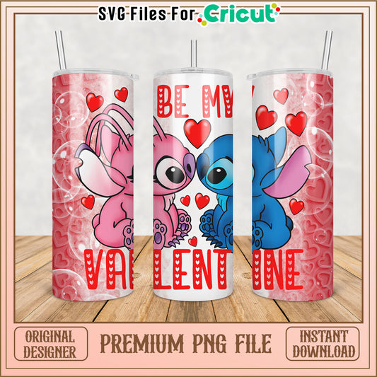 Stitch Valentine PNG Sublimation Design