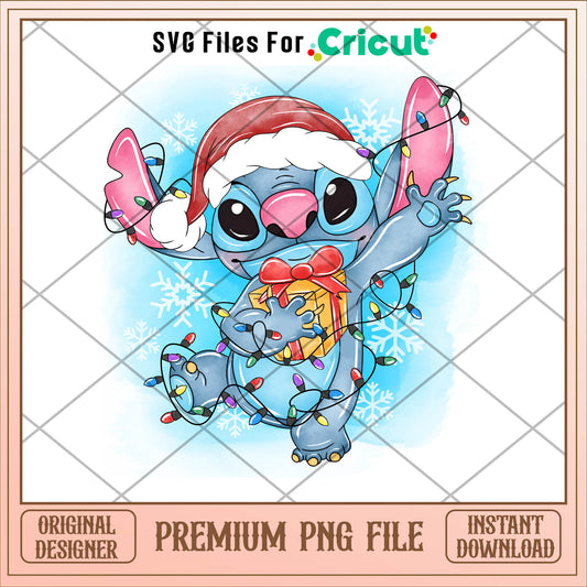 Stitch character chrismas svg, disney svg, chrismas svg