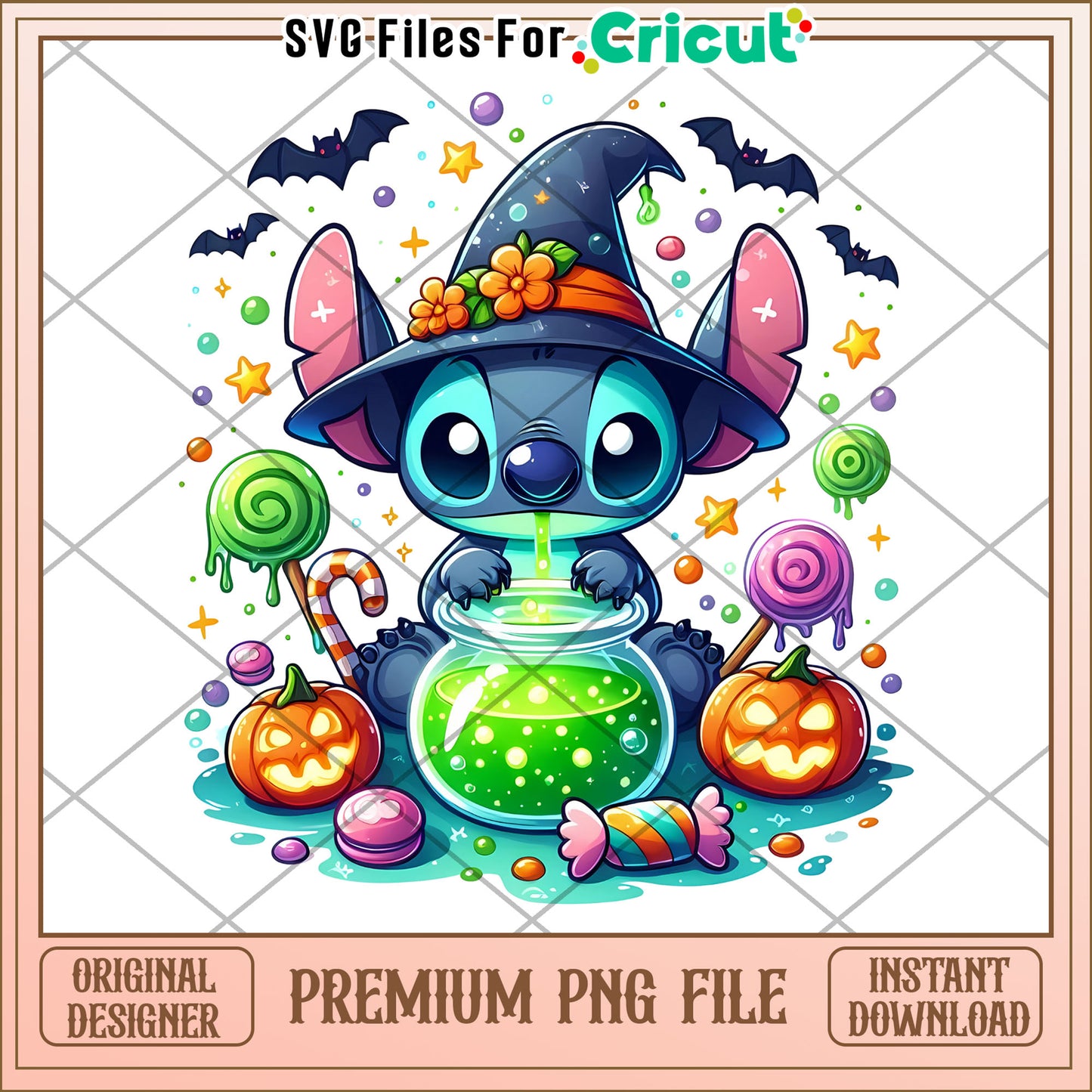 Stitch and poison png, halloween for kids png, stitch cartoon png