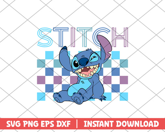 Stitch character sit disney svg