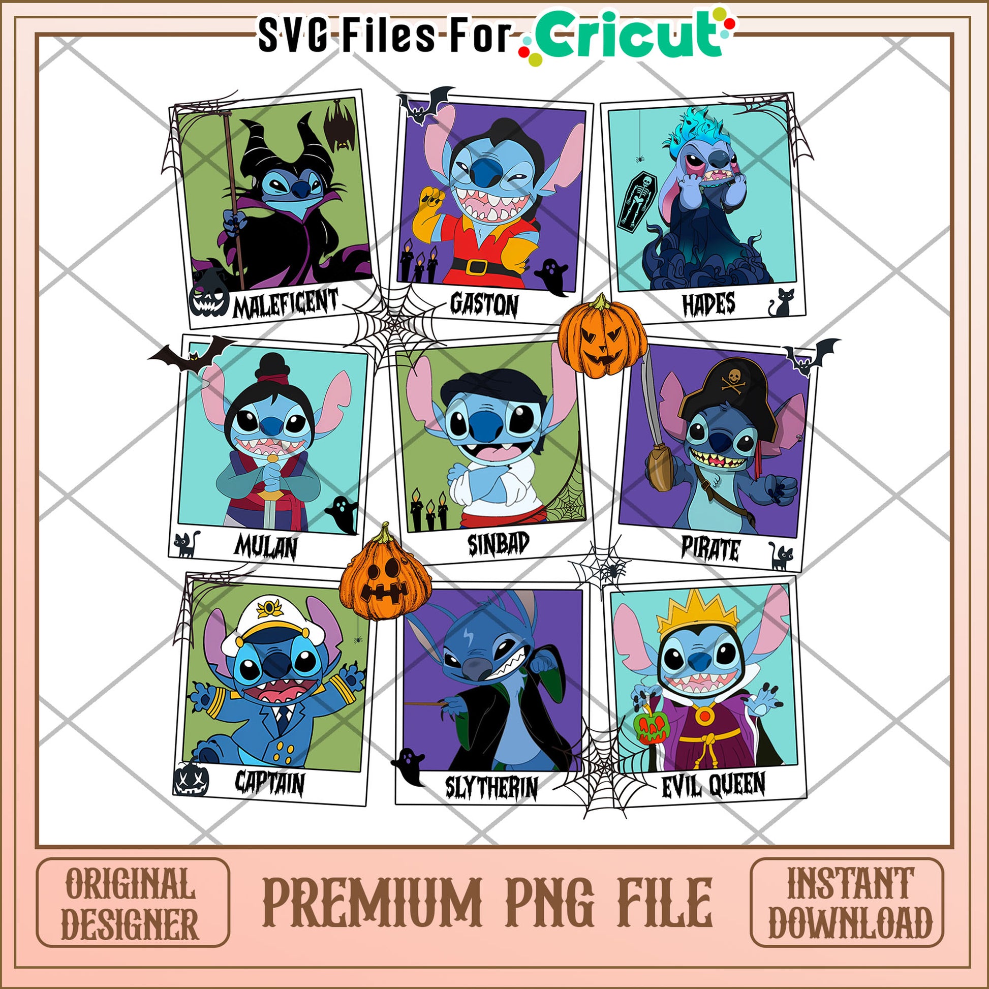 Stitch disney villains png, halloween costumes png, spooky season png