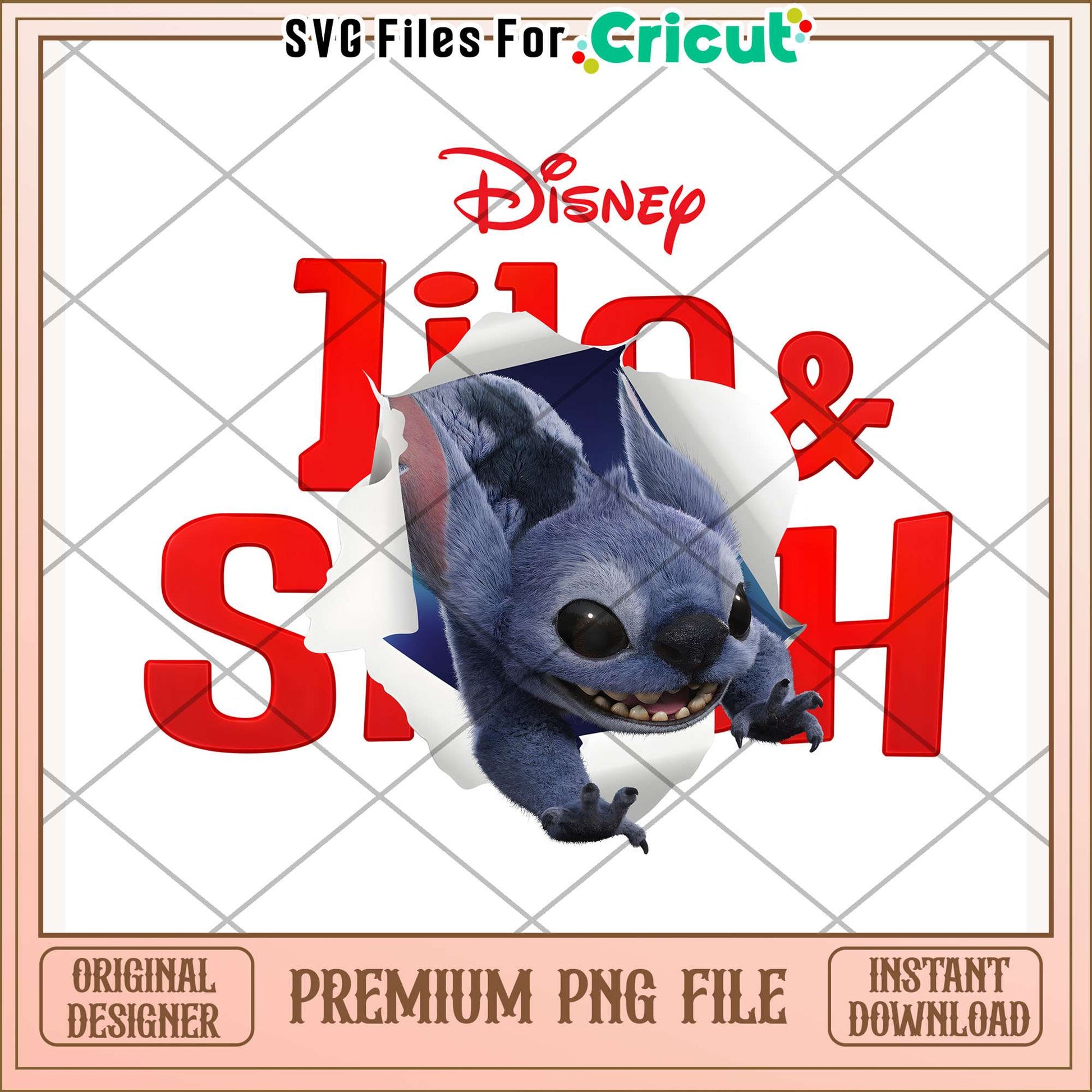 Stitch funny design png, disney character png, cute lilo and stitch png