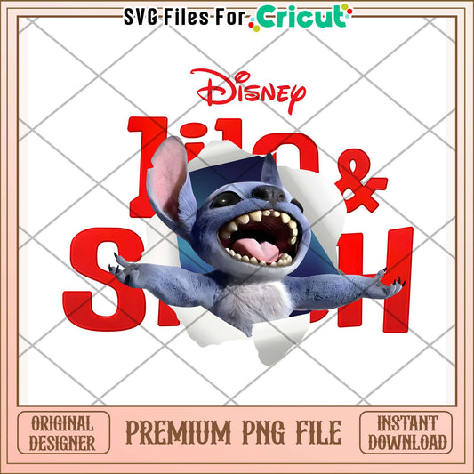 Stitch funny laugh png, lilo and stitch png, cute lilo and stitch png