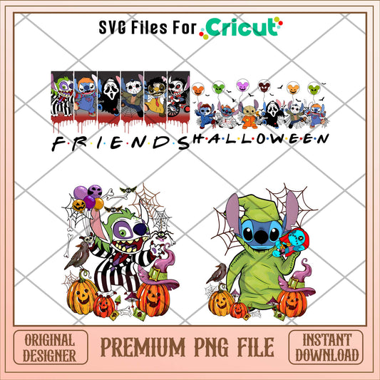 Disney Stitch halloween png Bundle 