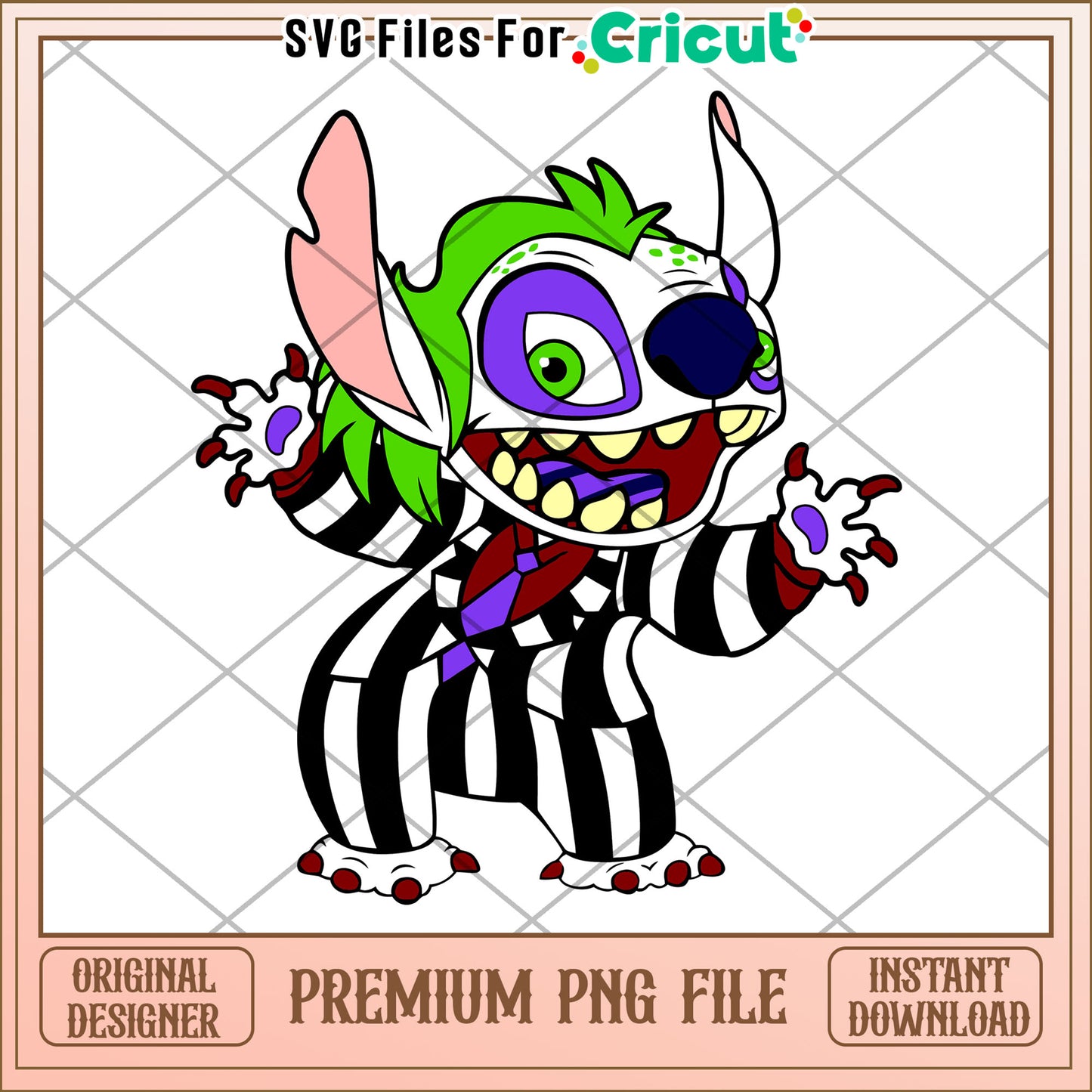 Stitch joker png, disney halloween png,, halloween png