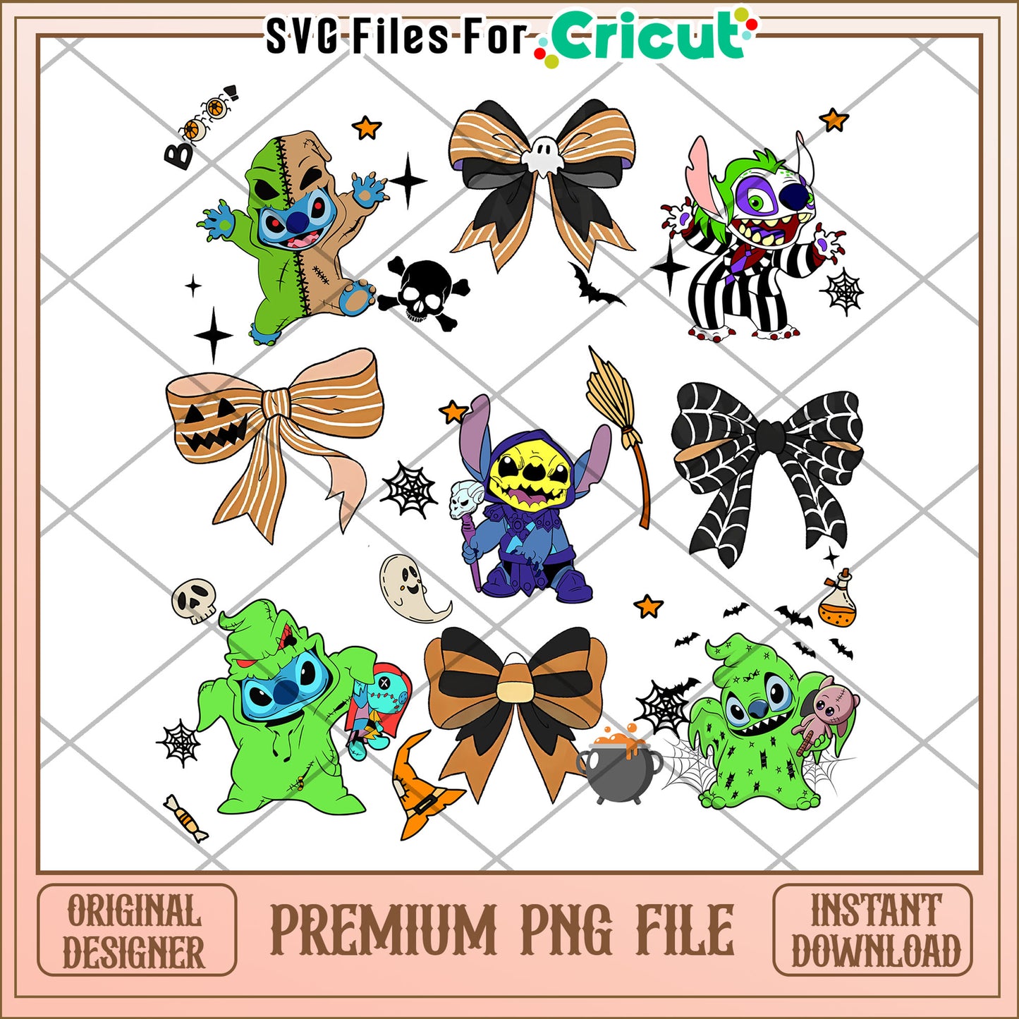 Stitch oogie boogie costume png, spooky halloween​ png, halloween season png