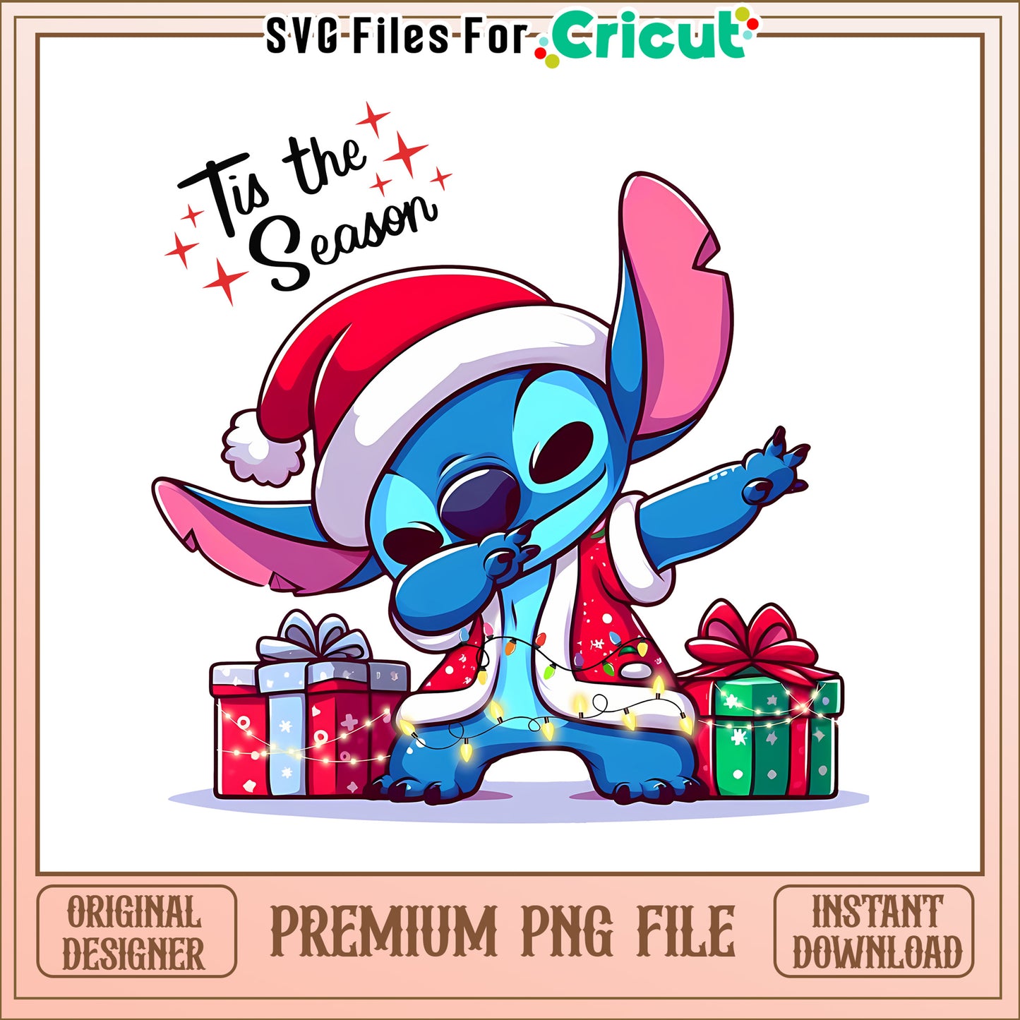 Stitch tis the season png, stitch wallpaper​ png, stitch pictures png