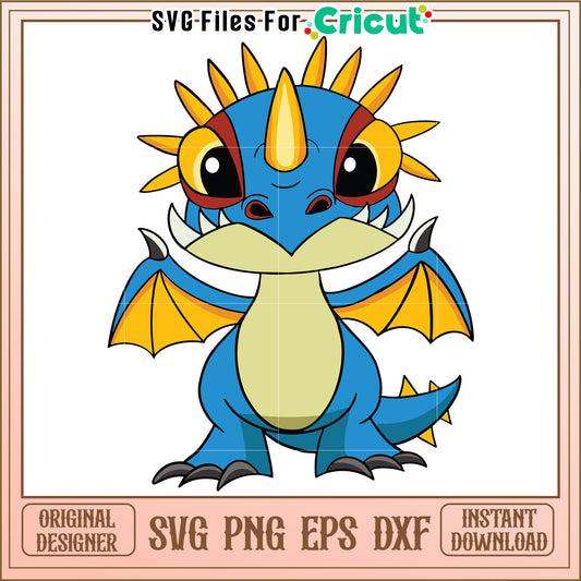 Stormfly svg, how to train your dragon movie svg, cute dragons svg
