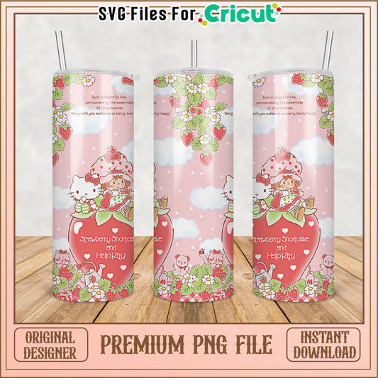 Strawberry Shortcake Hello Kitty PNG