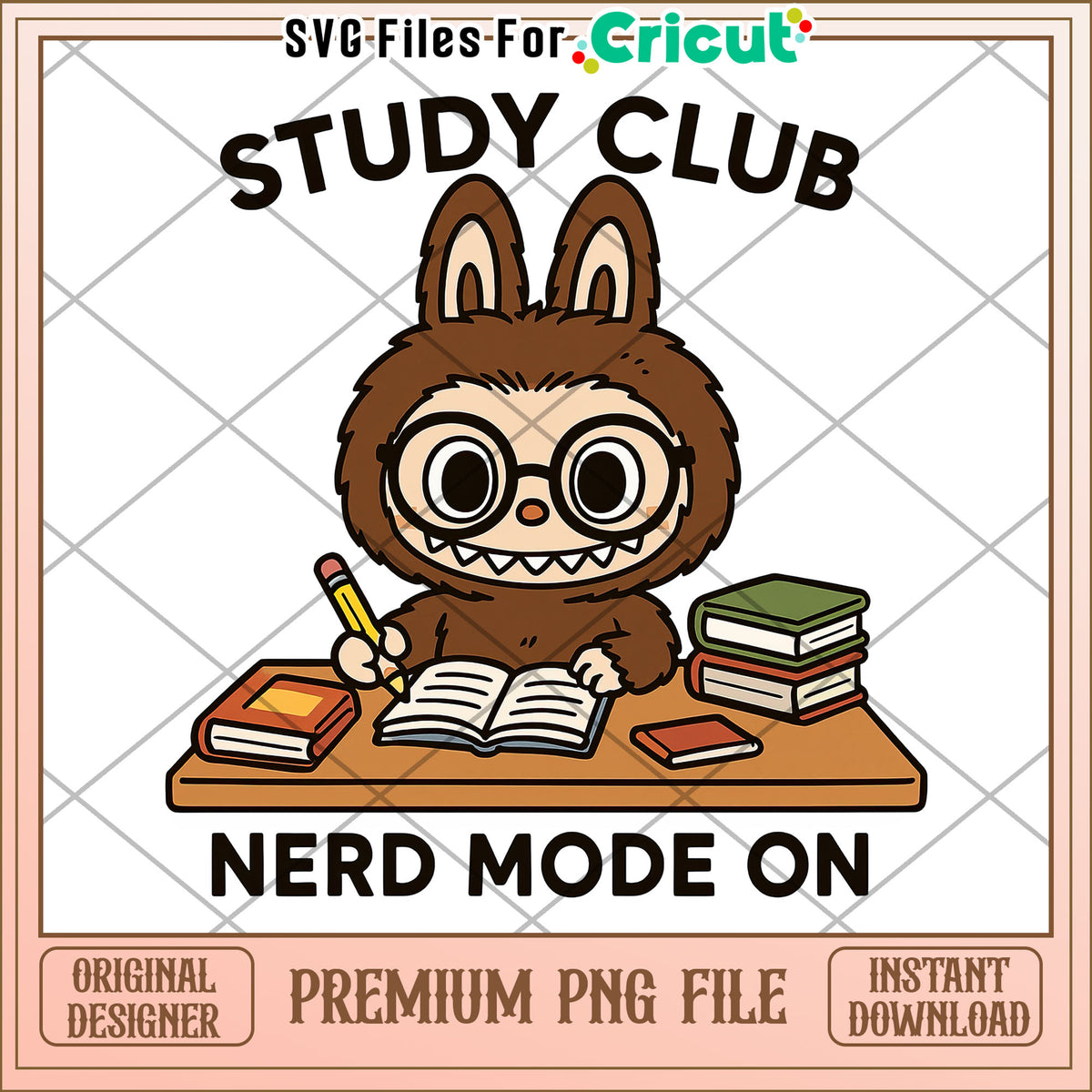 Study club design png, labubu toys png, labubu quotes png – svg files ...