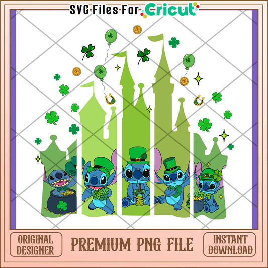 Stunning St Patrick's Day Stitch PNG Design Download