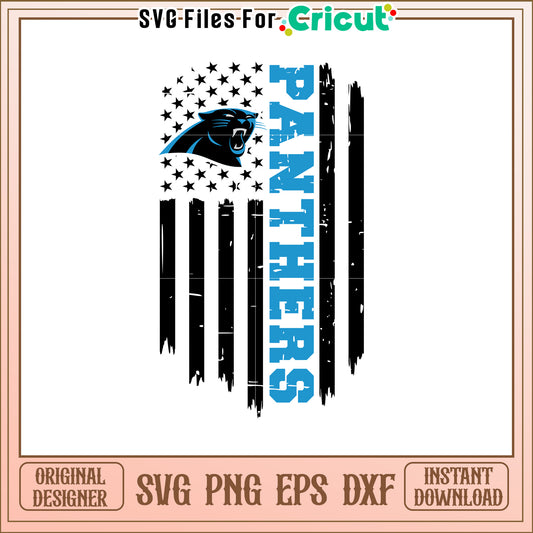 Stylish Panthers SVG Design for Sports Lovers