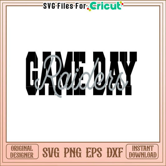 Stylish Raiders SVG Design for Creative Projects