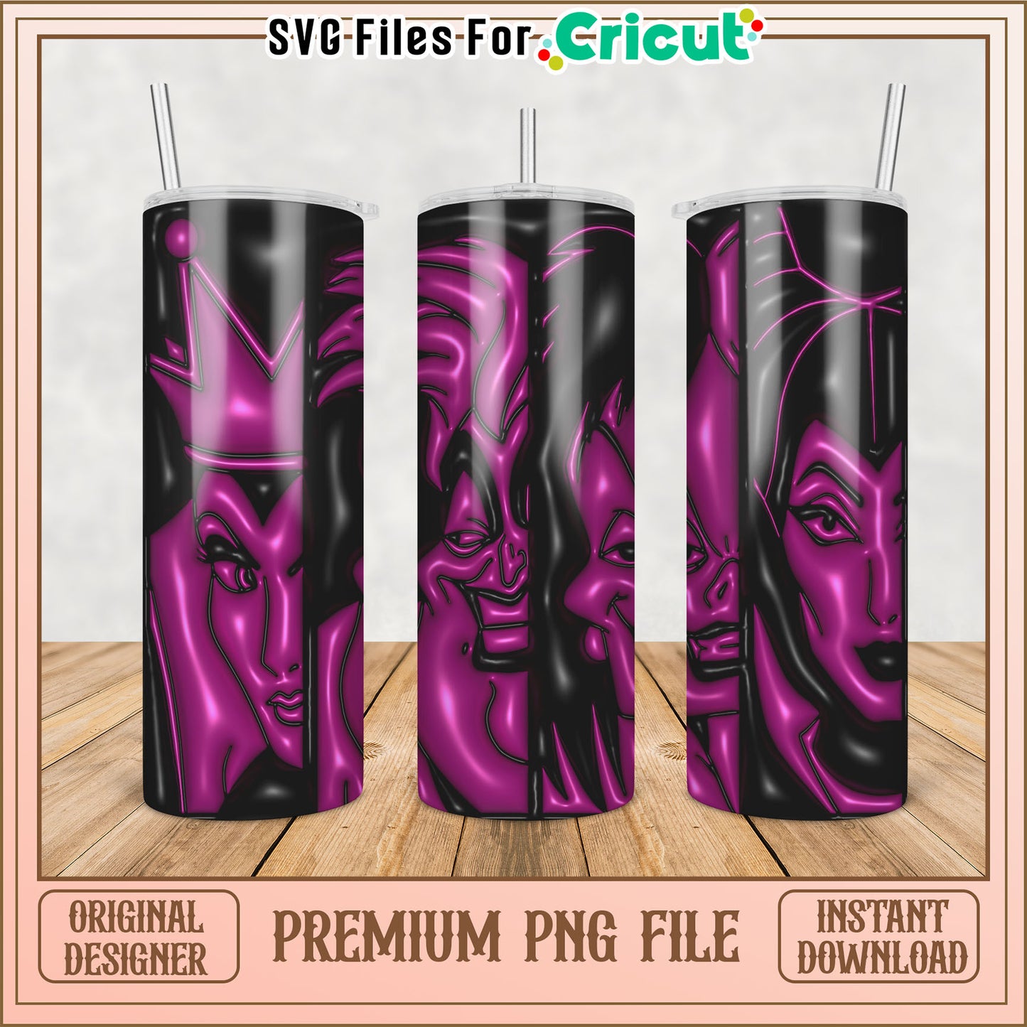 Stylish Tumbler PNG Design for Crafting and DIY Projects
