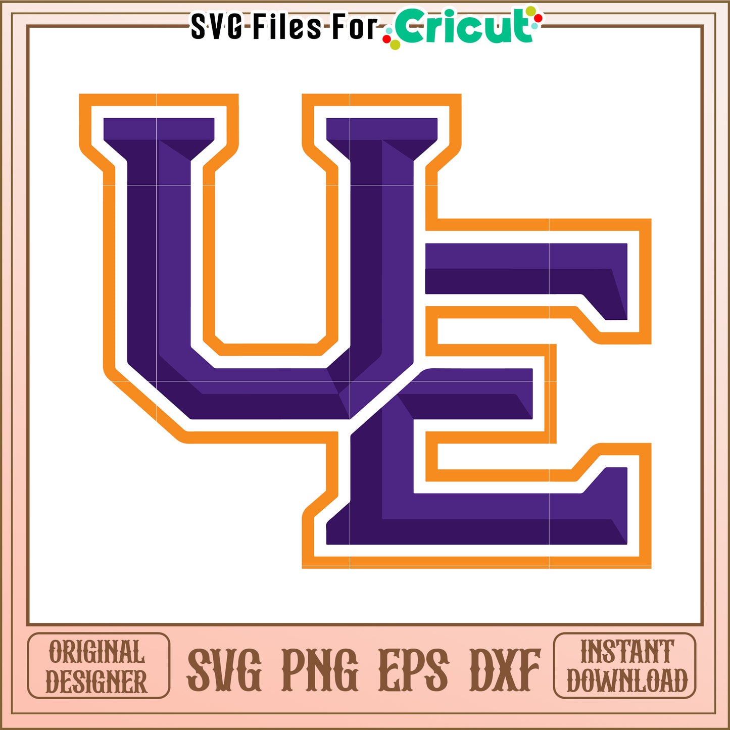Stylish UE SVG Design for Cricut, Perfect for Crafting and Custom Projects