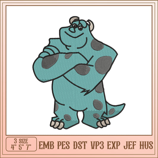 Sulley Embroidery Design