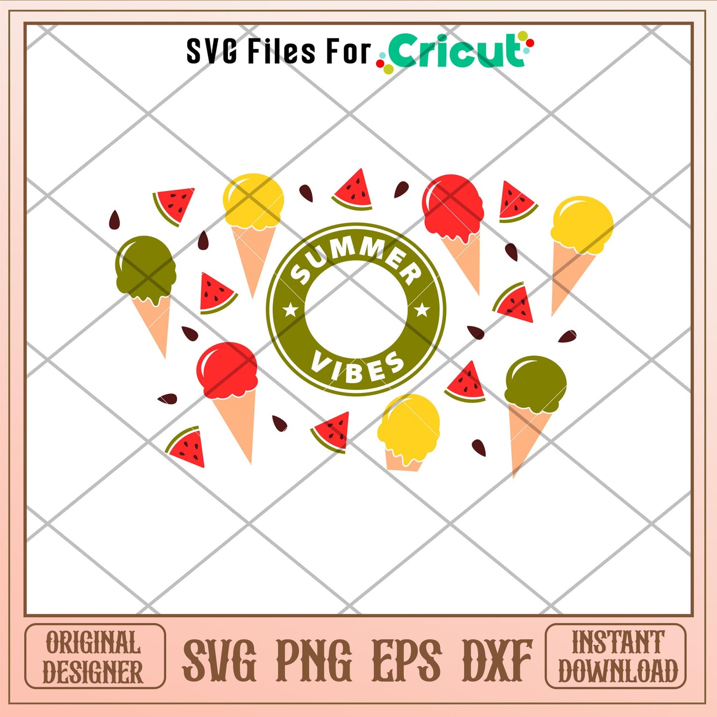 Summer Vibes Full Wrap, Summer Vibes Full Wrap Svg