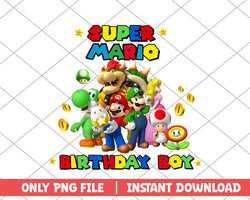 Super Mario birthday boy disney png