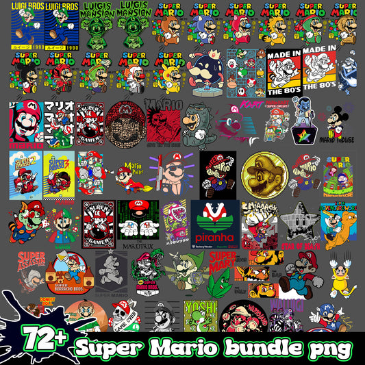 Super mario design bundle png, super mario bros.​ png, mario png​