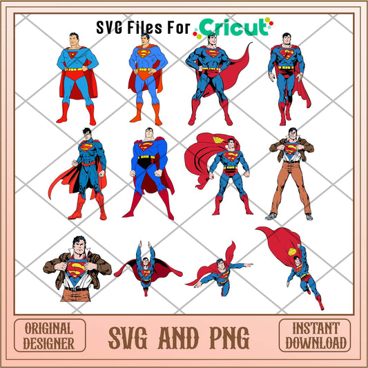 Amazing Superman svg bundle, Super heroes movies svg - Svgfileforcricut 