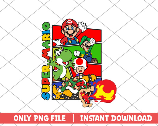 Super mario cartoon disney png