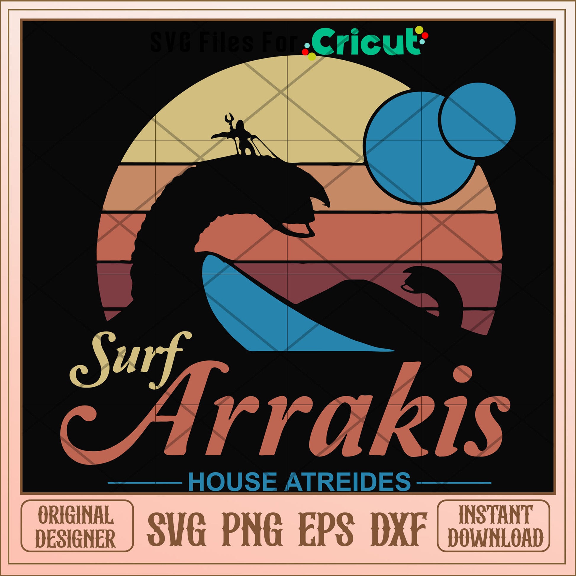 Surf arrakis house atreides svg, Surf arrakis svg, other svg