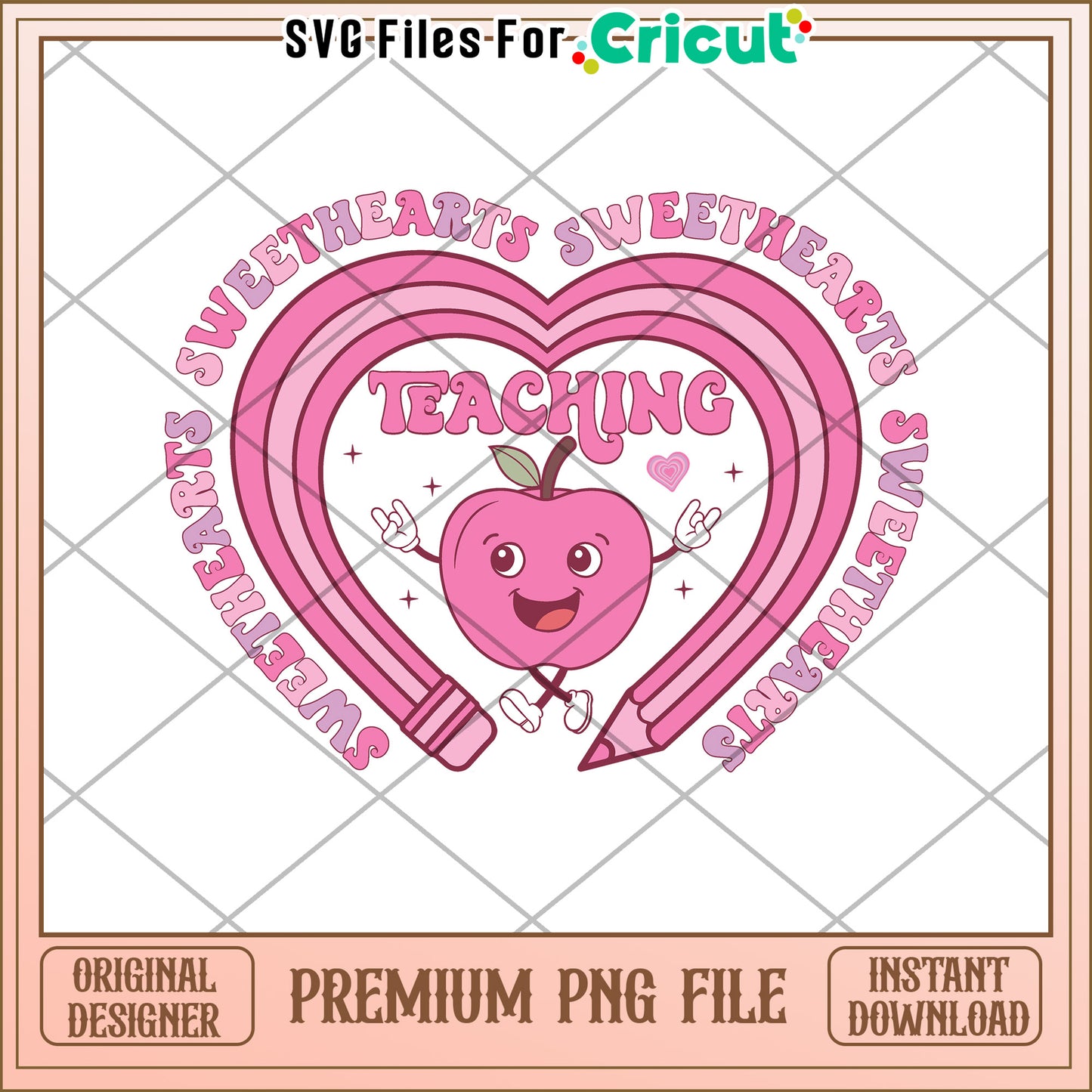 Sweethearts Teaching PNG Design